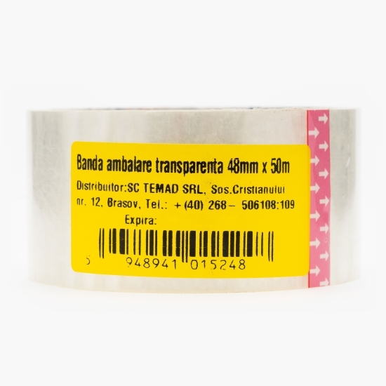 Bandă de ambalare transparentă 46mmx50m