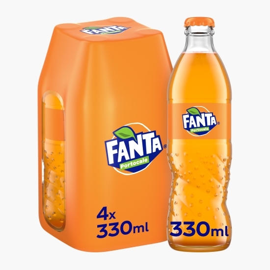 Băutură carbogazoasă de portocale sticlă 4x0.33l