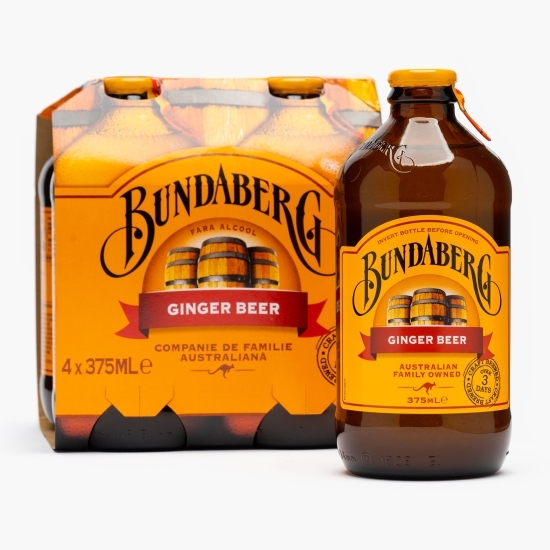 Bere cu ghimbir, fără alcool, 4x0.375l
