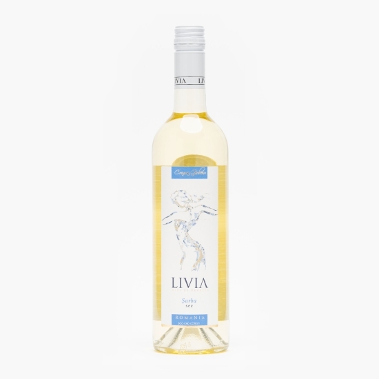 Vin alb sec Livia Șarba, 12.5%, 0.75l