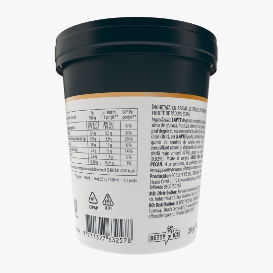 Înghețată cu fructe de pădure, 0.45l