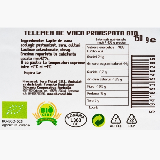 Telemea eco, proaspătă 150g