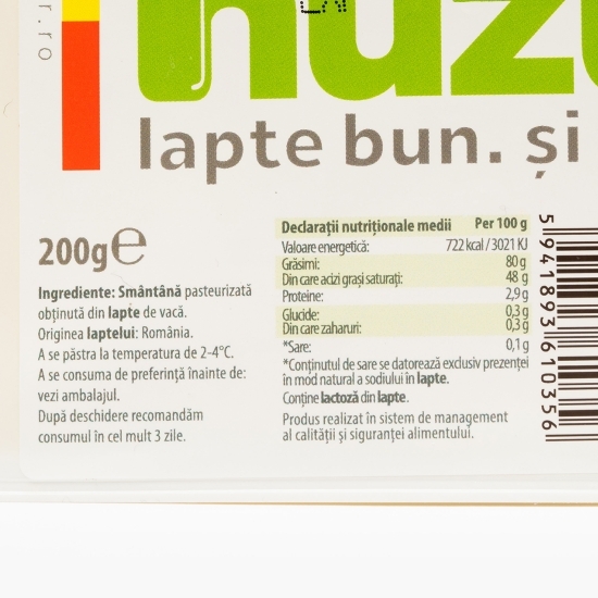 Unt 80% grăsime 200g