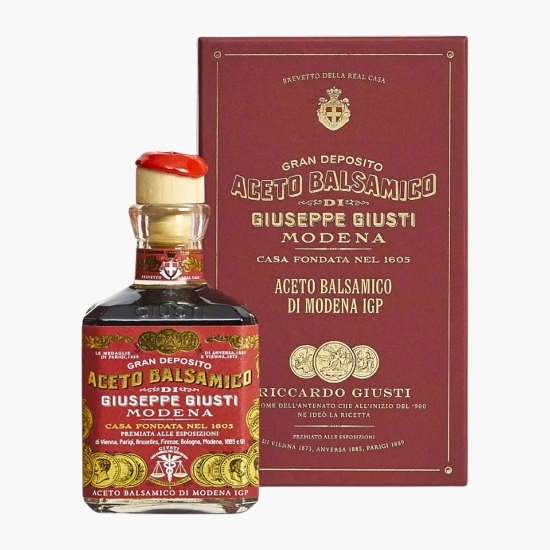 Oțet balsamic de Modena IGP Giuseppe Giusti, 3 medalii de aur, 0.25l