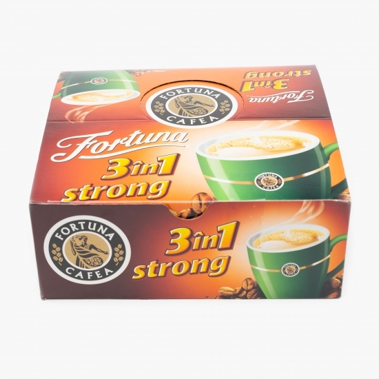 Strong 3în1 plicuri 24x17g, cafea instant