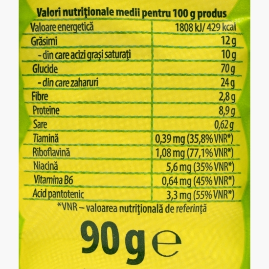 Biscuiți cu unt și cacao 90g