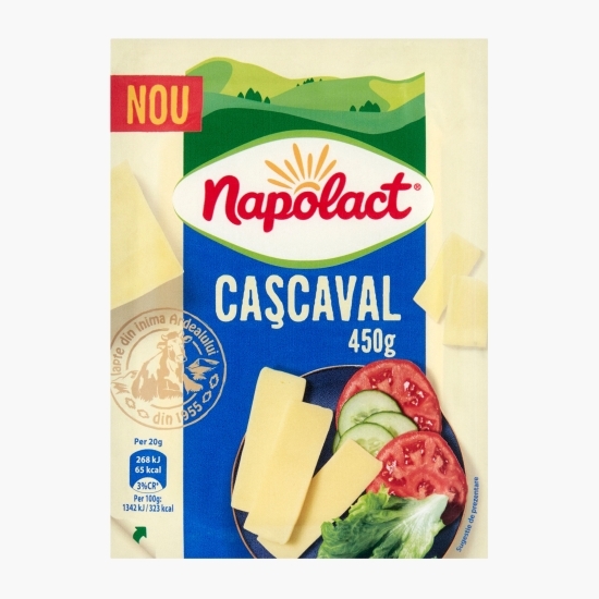 Cașcaval de vacă bloc 450g