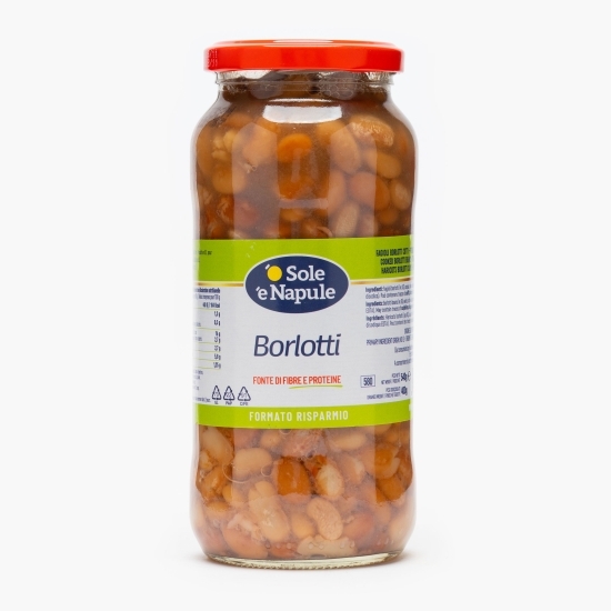 Fasole Borlotti fiartă 540g