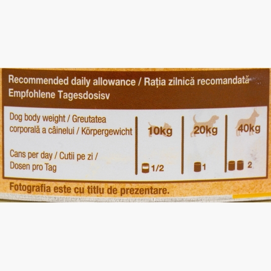 Hrană umedă pentru câini adulți, cu pui, 800g