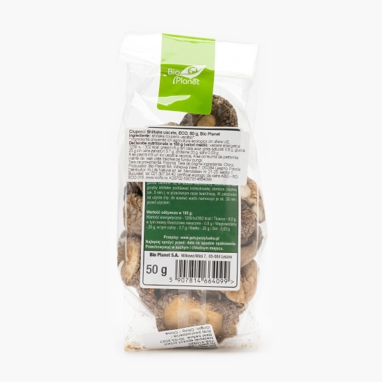 Ciuperci shiitake uscate eco 50g