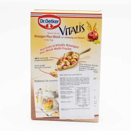 Musli extra crocant multi-fructe 450g