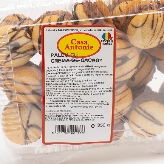 Paleuri cu cremă de cacao 350g