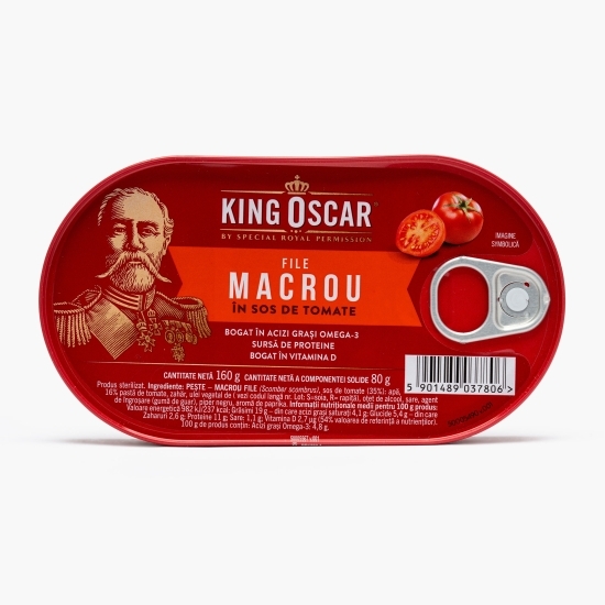 Macrou în sos tomat 160g