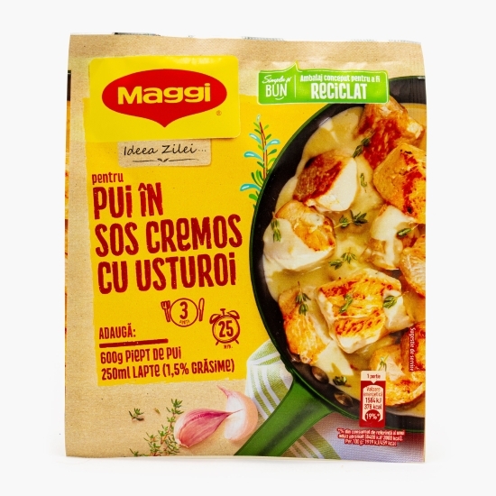 Bază pentru pui în sos cremos cu usturoi Ideea Zilei, 35g