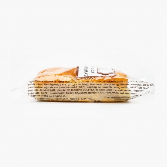 Focaccia cu somon afumat și maioneză 90g