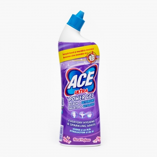 Înălbitor și detergent gel pentru baie, Floral 0.75l