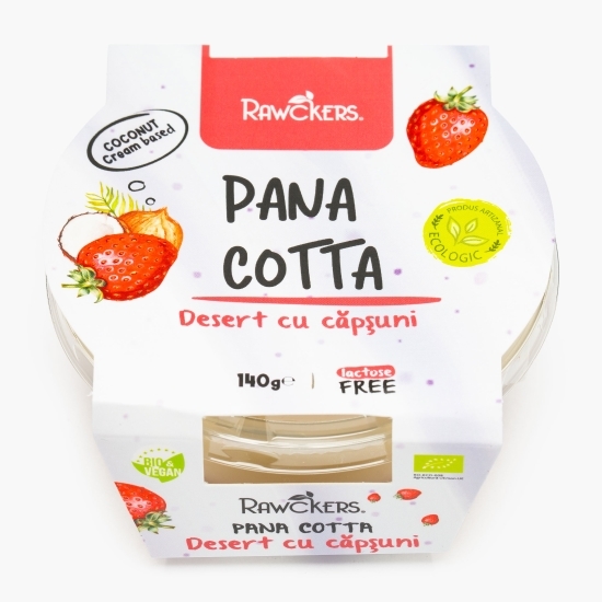 Desert eco Pana cotta cu căpșuni 140g