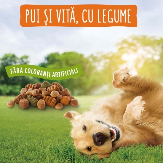 Hrană uscată pentru câini adulți, 2.4kg, Balance cu pui și legume