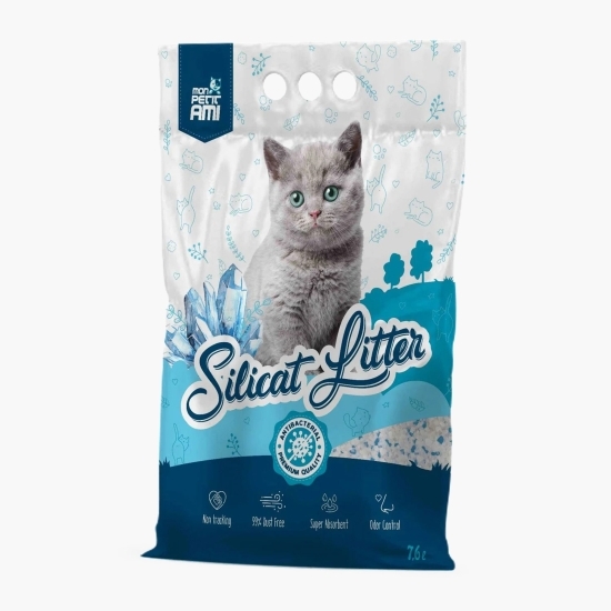 Așternut igienic pentru pisici Silicat Antibacterian 7.6l