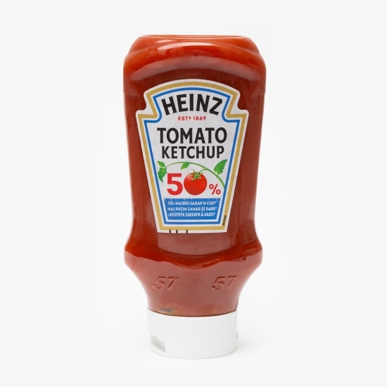 Ketchup cu conținut redus de zahăr și sare 0.5l