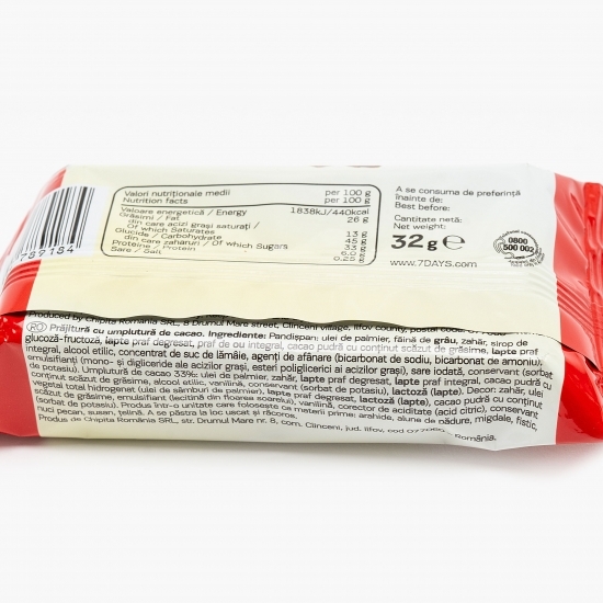 Cake Bar prăjitură cu umplutură de cacao 32g