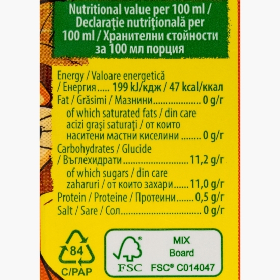 Suc de portocale-mere Leon 100%, 0.2l