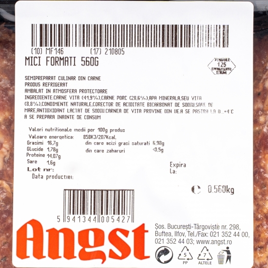 Mici formați 560g
