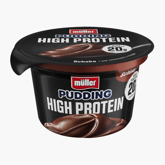 Budincă proteică cu cacao, cu îndulcitori, 200g
