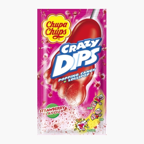 Acadele Crazy pocnitoare cu căpșuni 14g