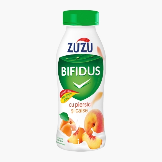 Iaurt de băut cu piersici și caise 320g