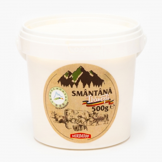 Smântână de Ibănești (produs montan), 30% grăsime, 500g