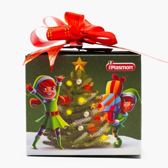 Biscuiți pentru copii, pachet special Brad de Crăciun 4x60g