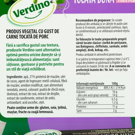 Carne vegetală tocată 200g