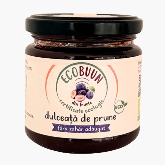 Dulceață de prune fără zahăr adăugat, eco 220g 