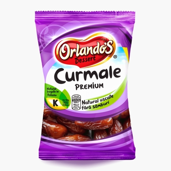 Curmale Premium uscate natural, fără sâmburi 250g