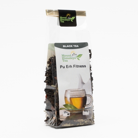 Ceai negru cu mate verde, măceșe și lămâiță 50g