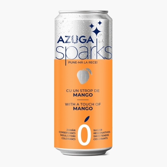 Apă carbogazoasă Sparks, cu extract natural de mango 0.33l