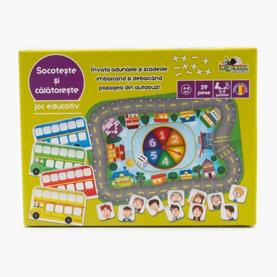 Socotește și călătorește joc educativ 4+ ani