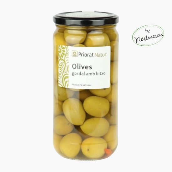 Măslinescu - Măsline Gordal cu ardei iute, 430g