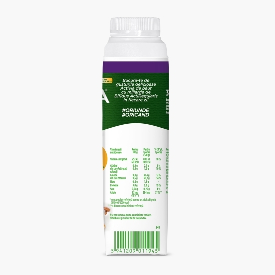 Iaurt de băut cu cereale integrale și fructe de pădure 320g