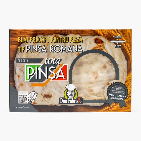 Blat de pizza tip Pinsa Romana 19x29cm, 200g