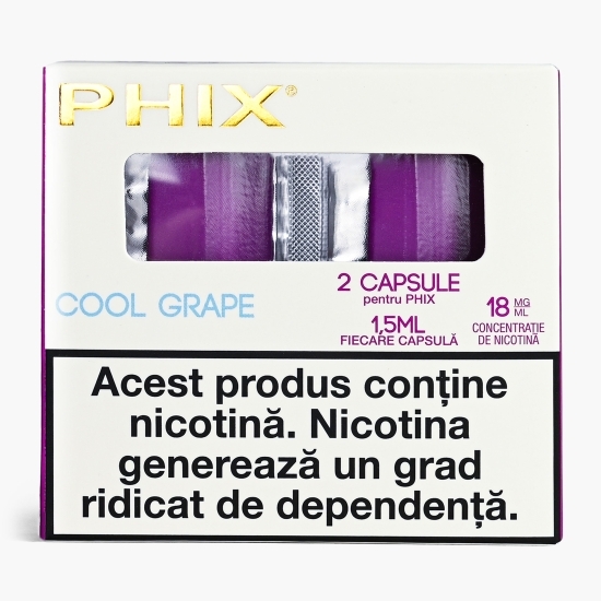 Rezerve țigări electronice Pods 2 Pack Cool Grape  (2x1.5ml) 18mg 