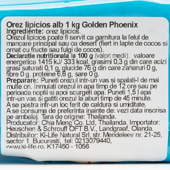 Orez lipicios alb 1kg