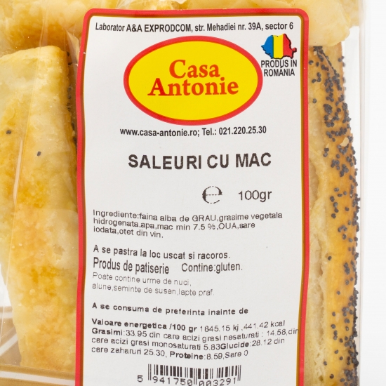 Saleuri cu mac 100g 
