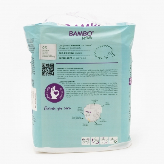 Scutece eco 0% clor mărimea 4, 7-14kg, 24 buc