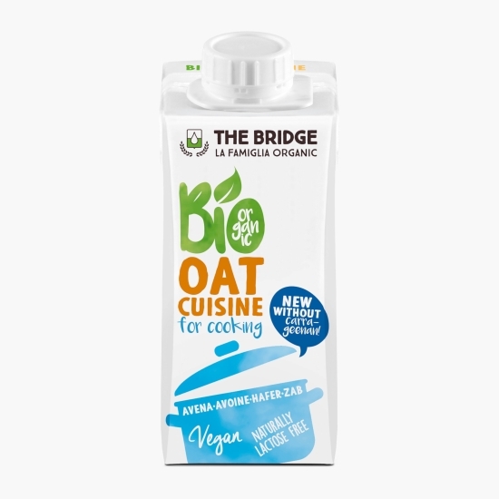 Cremă ecologică vegetală din ovăz pentru gătit, 0.2l 