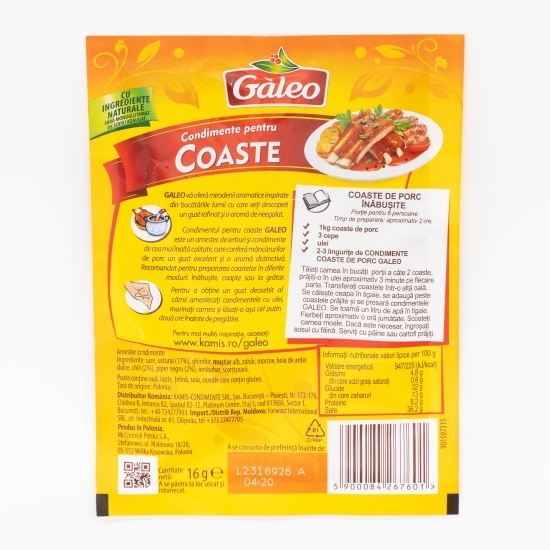 Condimente pentru coaste 16g