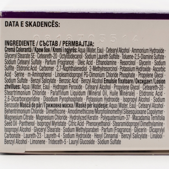 Vopsea de păr permanentă Intensive Color Cream, N6 (7-0) blond mediu, 110ml