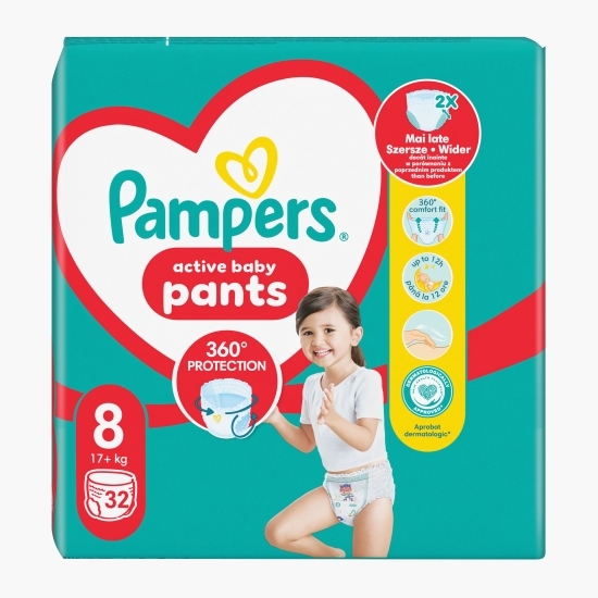 Scutece chiloțel Pants Jumbo Pack mărimea 8, 19kg+, 32 buc