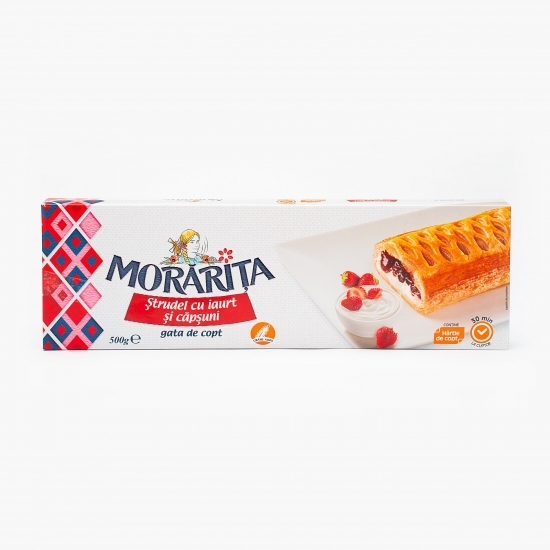 Ștrudel cu iaurt și căpșuni 500g